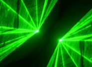 Duo de Lasers verts